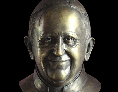 Bust of Pope Francis