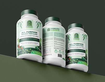 Project thumbnail - EVERBLOOM GREEN | Logo & Product Label Design