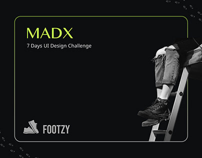 7 Days UI Design Challenge - UI Design ( FOOTZY )