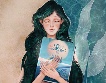 Project thumbnail - Children's book - magic illustrations. "Mermaids".