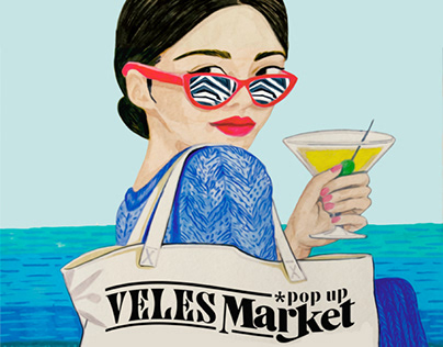 Ilustración Veles Market