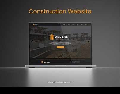 Construction Website UI/UX Design