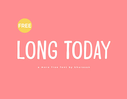 Long Today Font free for commercial use