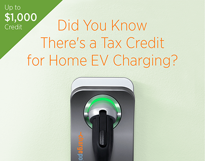 Home charger tax credit campaign