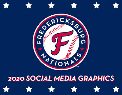 2020 Fredericksburg Nationals Social Media Graphics