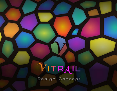 Design concept Stained glass Manufacture website