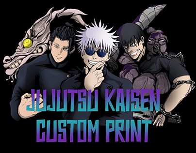 Design prints for clothing 'Jujutsu Kaisen'