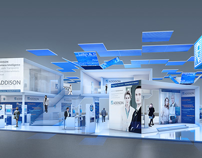 Exhibition Design - The Blue Light of Software
