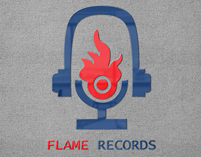 Flame Records Branding