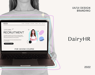 DairyHR - Branding landing page
