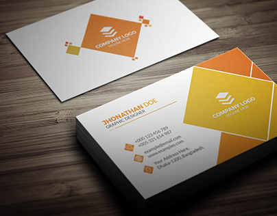 Corporate Unique Business Card Design.