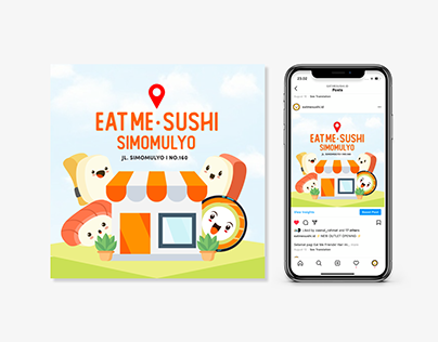 Social Media Design | Instagram Sushi Restaurant