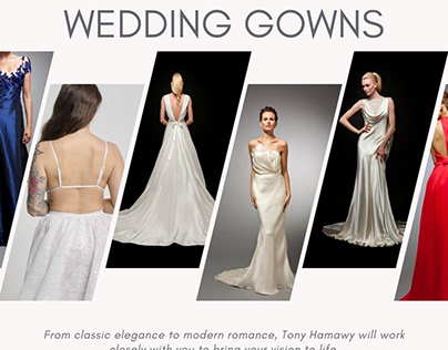 Buy Custom Made in USA Wedding Gowns by Tony Hamawy
