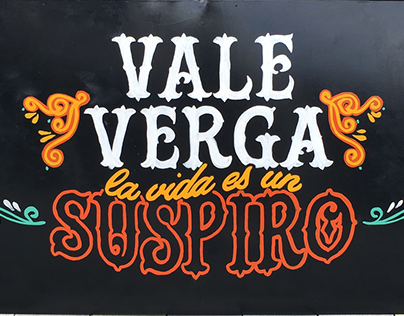 Vale Verga - Sign painted
