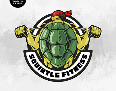 Logo Design for "Squirtle Fitness"