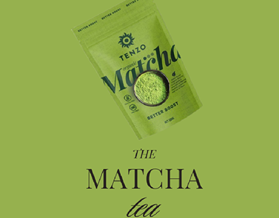 excited project marketing for matcha
