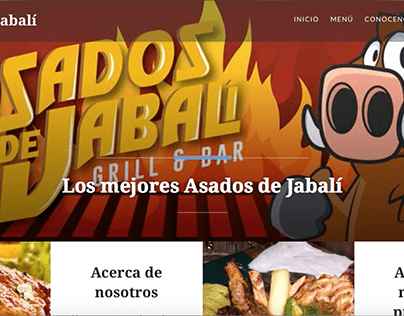 Página Web ¨Asados Jabalí¨