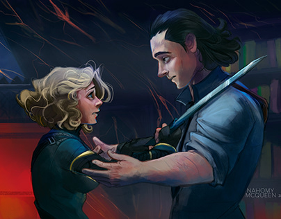 Fanart Loki and Sylvie