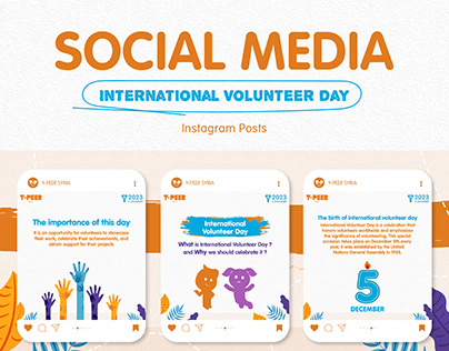 VOLUNTEER DAY Social Media Campaign For YPEER Syria
