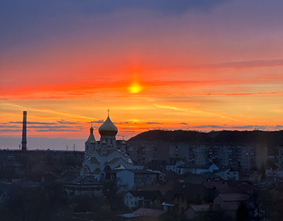 I love the sunset in Ukraine