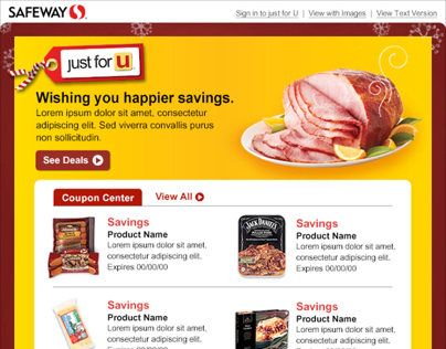 Safeway Holiday E-mails