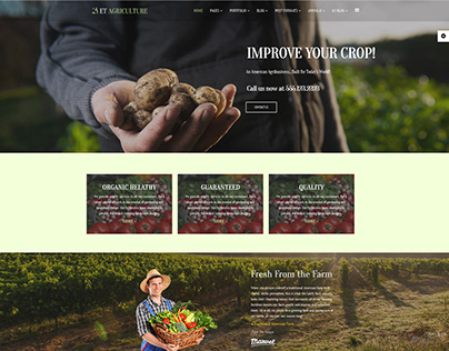 ET Agriculture –Responsive Agriculture Website Template
