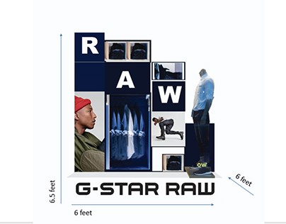 G-star Raw Mall installations
