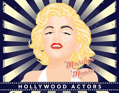 Hollywood Actors Poster Marilyn Monroe/Sofia Loren