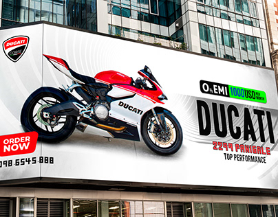 Ducati -1299 Billboard Design