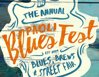 The Paoli Blues Fest 2019 Rebrand