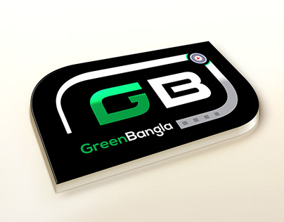 green bangla logo design