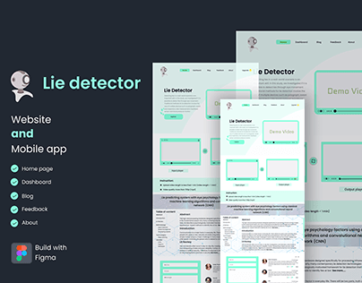 Lie Detector (Website & Mobile App)