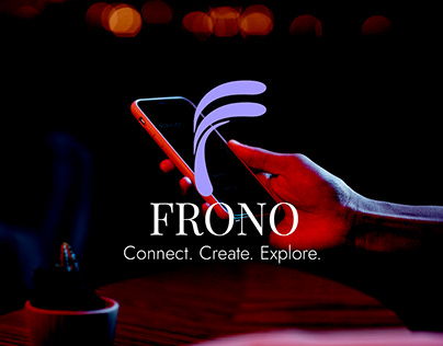 Frono - Smartphone Brand Logo Design and Brand Identity