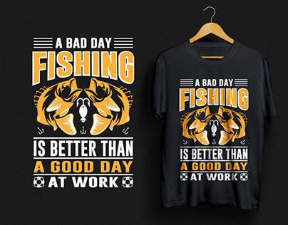 Fishing T - Shirt Design
