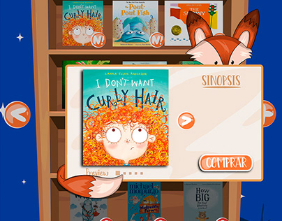 2D Art and UI Design - Children's Books app - Client