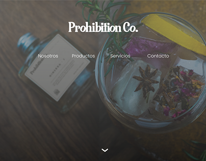 Proyecto web para Prohibition Co.