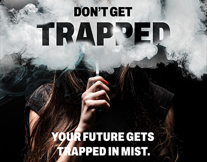 Anti-vaping advertising campaign for teenagers