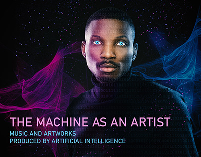 Poster design: the machine as an artist exhibition