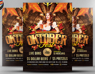 Oktoberfest Flyer Template 5