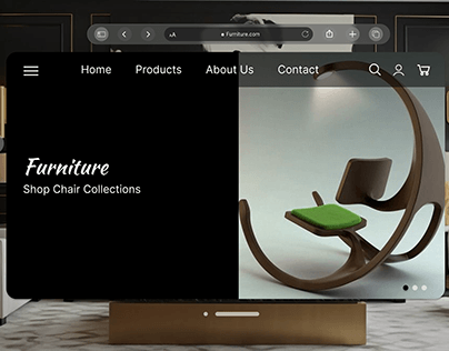 AR concept-Furniture exploration UI