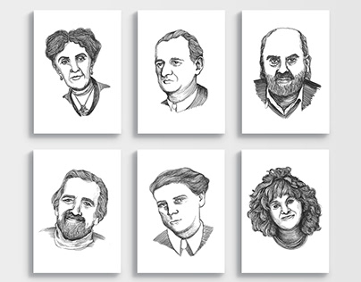 Portraits of Croatian authors