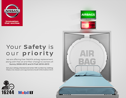 NISSAN airbag campaign