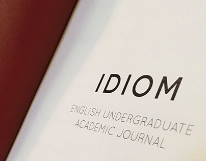 Idiom / English Undergraduate Journal