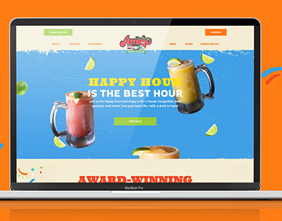 Amigo Restaurant Website Design