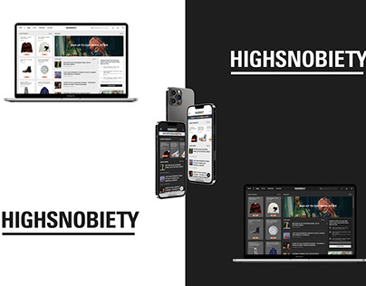 HIGHSNOBIETY Website redesign