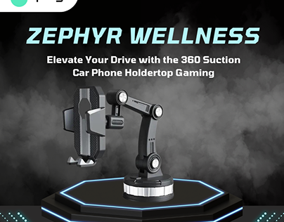 Your Drive with the 360 Suction Car Phone Holder