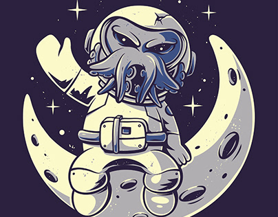 Baby Cthulhu Astronaut