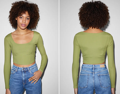 C&A Clockhouse Cropped Top