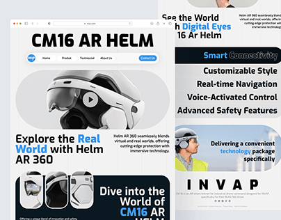 Helm Ar 360 - Landing page