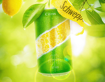 Manipulation and retouch Schweppes